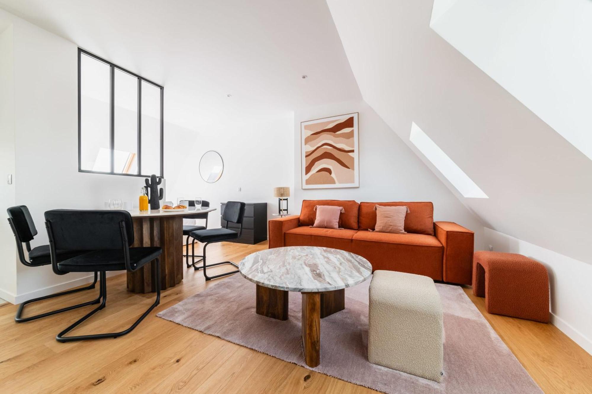 Ferienwohnung 2 Pieces Refait A Neuf Dernier Etage - Paris 19 - 4P - Flat-Guest Exterior foto